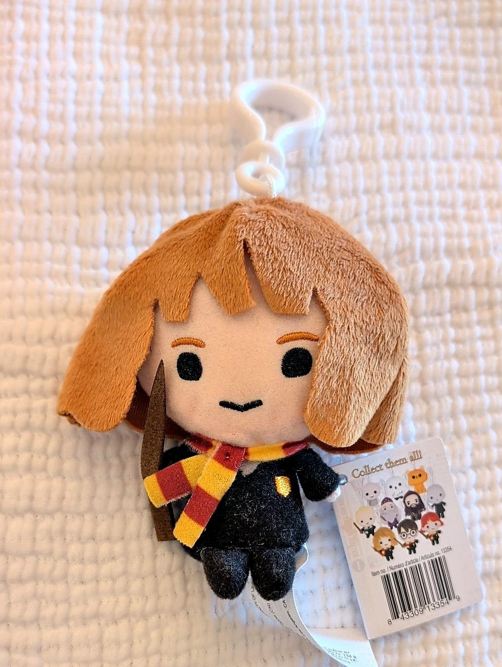 Warner Bros. Harry Potter Hermione plush bag charm. Plush Bag Charm NWT